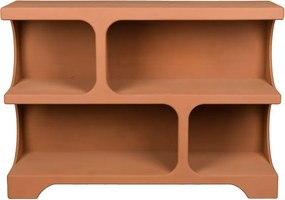 Теракотена библиотека 120x85x37 cm Dundee – Dutchbone