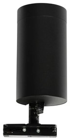 Модерен черен прожектор за 1-фазна релсова система 70 мм - Iconic Jeana Luxe