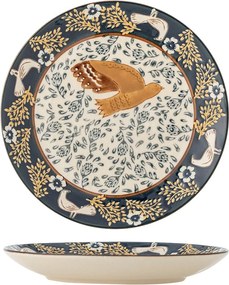 Синя десертна глинена чиния ø 16 cm Hezha – Bloomingville