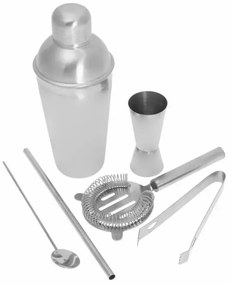 Комплект за коктейли Kinghoff KH 1392, 6 части, Инокс