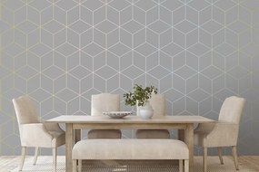 Самозалепващ тапет – Сиви кубчета