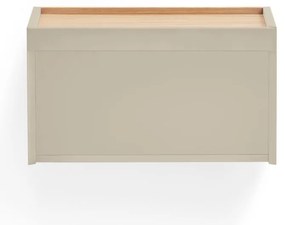 Нощно шкафче в светлосиво и естествен дъб Otto - Teulat