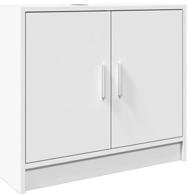 848094 vidaXL Долен шкаф за мивка, бял, 63x29x55 см, инженерно дърво