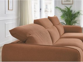 Оранжев ъглов диван Achille – Bobochic Paris