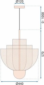 Лампа Rose Gold APP888-CP
