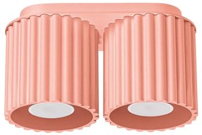 Sollux SL.1825 - Точково осветително тяло AURA 2xGU10/10W/230V розово