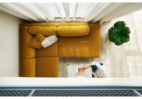 Тъмножълт ъглов диван Sigge - Sits