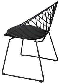 Комплект от 2 черни градински стола Coco - Bonami Selection