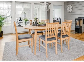 Стол за хранене от кафяв дъб Filippa - Rowico