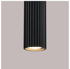 Черно висящо осветително тяло Gleam – Sollux