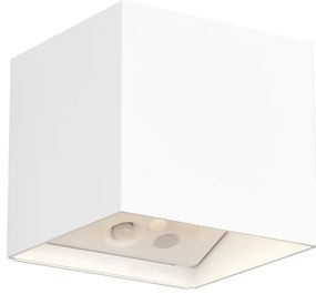 LED стенно външно осветително тяло с USB със сензор за движение (височина 10 cm) Genie – Reality