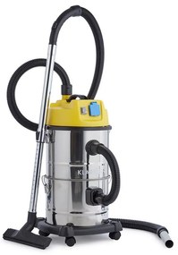 Klarstein Reinraum 3 в 1, индустриална прахосмукачка, 1800 W, 30 л, неръждаема стомана