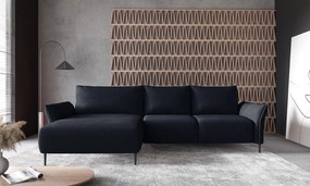 Ъглов диван Джозефин-антрацит-ляв