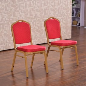 Кухненски стол Palace-червен