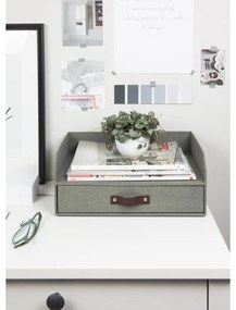 Картонен органайзер за докумнети с чекмедже Walter – Bigso Box of Sweden