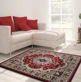 Червен килим с ориенталски модел Ширина: 90 см | Дължина: 310 см
