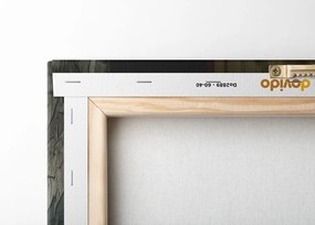 Картина на платно – Куче с вестници в тоалетната