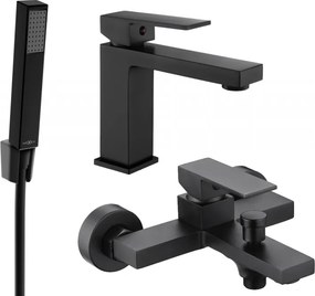 Mexen Uno R77 комплект за вана, черен - 71403R77-70