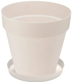 Саксия Yali - 46.5 х 42.5 см - Бяла