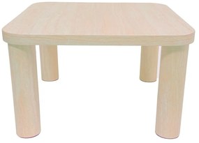 Бежова масичка за кафе от декор от мрамор 60x60 cm Solano – Actona