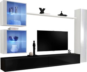 Холна секция Swiss XVIII-White - Black