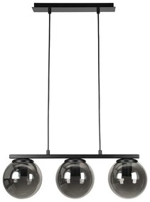 Пендел ТРЕВИЗО, черен/сив, 3хE27