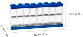 Синя колекционерска кутия за 16 минифигури - LEGO®