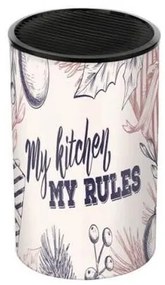 Titiz - Пластмасова поставка за ножове 11x11xh17см различни декори TZ-AP-9405