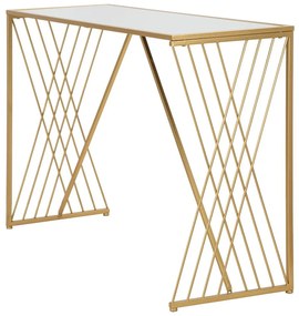 Конзолна маса в златисто 40x120 cm Easy - Mauro Ferretti