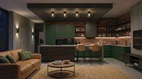 Плафон APP1303-1C Black