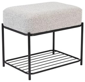 Светлосива табуретка Milou – White Label