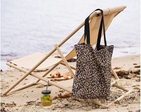 Бежов градински шезлонг метален Curtis – House Nordic