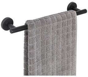 Матово черно стенна поставка за кърпи от неръждаема стомана Bosio – Wenko