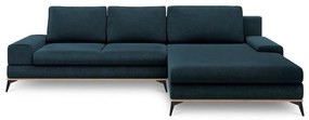 Петролно син ъглов разтегателен диван , десен ъгъл Planet - Windsor &amp; Co Sofas