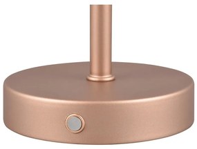 LED настолна лампа с възможност за димиране от мед (височина 30 cm) Jeff - Trio