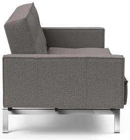 Кафяво-сив разтегателен диван с подлакътници Chrome Splitback - Innovation