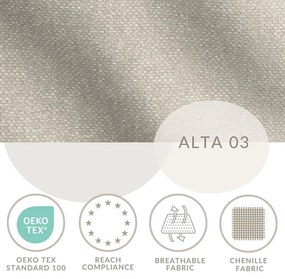 Бежово тапицирано двойно легло с място за съхранение с включена подматрачна рамка 180x200 cm Lounge L – Maison de Rêve