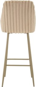 Кремави тапицирани бар столове в комплект с подлакътници 2 бр. (височина на седалката 78 cm) Alaska – Mauro Ferretti