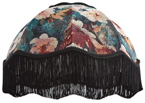 Текстилен абажур с флорален дизайн с бял интериор 45/15/21.5 - Heritage