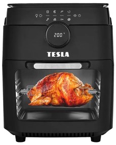 TESLA Electronics AirCook & Grill - Мултифункционален дигитален смарт фритюрник с горещ въздух 12 l 1800W/230V