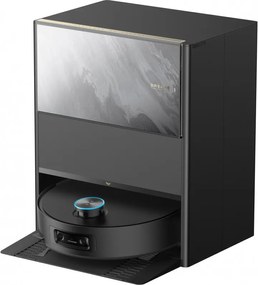 Прахосмукачка робот Dreame Aqua 10 Ultra Track RLR81CE-BK, 25000 Pa, 200 мин, 3.5/4 л, Сухо/мокро, AI камери, VersaLift DToF, Автоматично почистване на моп при 100°C, Черен