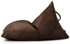 Тъмнокафяв детски пуф от рипсено кадифе Razzy – SLOWDOWN