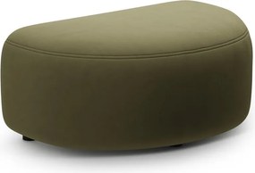 Зелена кадифена табуретка Kate – Micadoni