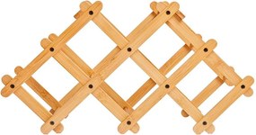 Бамбукова стойка за вино - Bonami Essentials