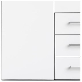 Бял гардероб 154x200 cm Space – Tvilum