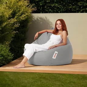Градински пуф Premium XXL, цвят Сив