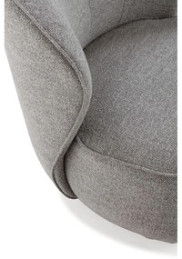 Светлосиво въртящо се кресло Edna – MOME