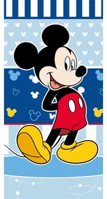 Синя хавлиена детска кърпа 70x140 cm Mickey - Jerry Fabrics