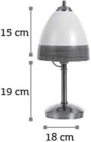 Настолна лампа InLight 3432-Silver