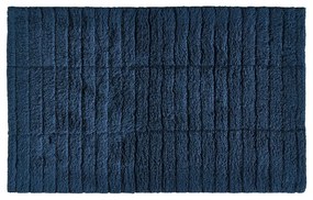 Синя постелка за баня 80x50 cm Tiles - Zone